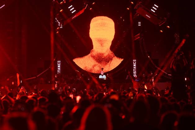 Split, July 26, 2026. The 12th edition of the Ultra Europe festival, held from July 10 to 12 at Park Mladezi. In the photo: the second night of the festival. Photo: Tom Dubravec CROPIX Split CROATIA Copyright: xxTomxDubravecx td_festival_ultra85-110726