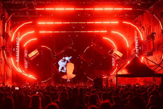 Split, July 26, 2026. The 12th edition of the Ultra Europe festival, held from July 10 to 12 at Park Mladezi. In the photo: the second night of the festival. Photo: Tom Dubravec CROPIX Split CROATIA Copyright: xxTomxDubravecx td_festival_ultra84-110726