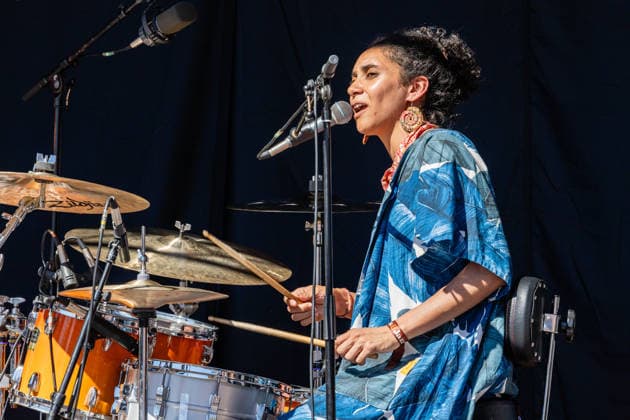 Zaynab Wilson live at Copenhagen Jazz Festival 2026 Copenhagen, Denmark. 11th, July 2026. The Canadian singer, composer and multi-instrumentalist Zaynab Wilson performs a live concert at Den Rode Plads as part of Copenhagen Jazz Festival 2026 in Copenhagen. Denmark, Copenhagen, Den Rode Plads  Copyright: xGonzalesxPhoto ErlingxBrodersenx