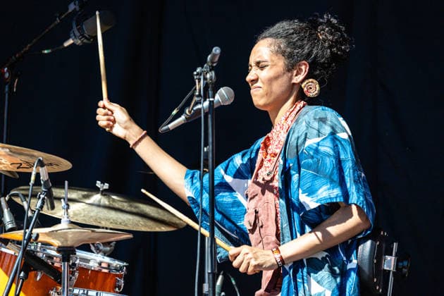 Zaynab Wilson live at Copenhagen Jazz Festival 2026 Copenhagen, Denmark. 11th, July 2026. The Canadian singer, composer and multi-instrumentalist Zaynab Wilson performs a live concert at Den Rode Plads as part of Copenhagen Jazz Festival 2026 in Copenhagen. Denmark, Copenhagen, Den Rode Plads  Copyright: xGonzalesxPhoto ErlingxBrodersenx