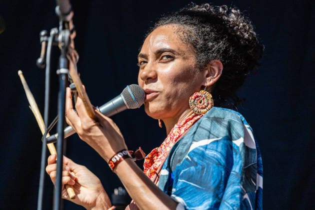 Zaynab Wilson live at Copenhagen Jazz Festival 2026 Copenhagen, Denmark. 11th, July 2026. The Canadian singer, composer and multi-instrumentalist Zaynab Wilson performs a live concert at Den Rode Plads as part of Copenhagen Jazz Festival 2026 in Copenhagen. Denmark, Copenhagen, Den Rode Plads  Copyright: xGonzalesxPhoto ErlingxBrodersenx