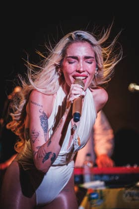 Elena Rose live in Copenhagen, Denmark Copenhagen, Denmark. 11th, July 2026. The Venezuelan-American singer and songwriter Elena Rose performs a live concert at Pumpehuset in Copenhagen. Denmark, Copenhagen  Copyright: xGonzalesxPhoto ChristianxHjorthx