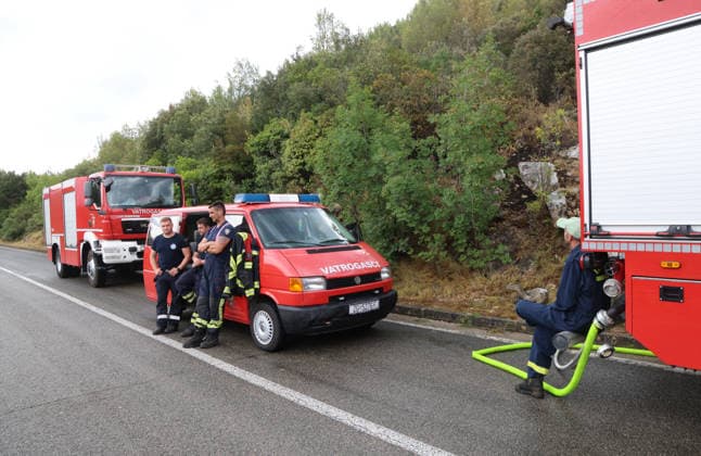 The morning after a major wildfire breaks out on Korcula Island between Smokvica and Blato The morning after a major wildfire breaks out on Korcula Island. When the rain stopped, the extent of the big fire came to light. Firefighters on the ground, with the help of the air force, repair the fires wherever possible. Burnt olive groves, vineyards, orchards and farmhouses are frightening scenes on the island of Korcula, Croatia, on July 12 2026.  IvoxCagalj PIXSELL