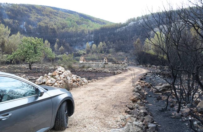 The morning after a major wildfire breaks out on Korcula Island between Smokvica and Blato The morning after a major wildfire breaks out on Korcula Island. When the rain stopped, the extent of the big fire came to light. Firefighters on the ground, with the help of the air force, repair the fires wherever possible. Burnt olive groves, vineyards, orchards and farmhouses are frightening scenes on the island of Korcula, Croatia, on July 12 2026.  IvoxCagalj PIXSELL