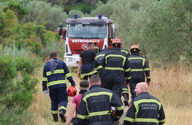The morning after a major wildfire breaks out on Korcula Island between Smokvica and Blato The morning after a major wildfire breaks out on Korcula Island. When the rain stopped, the extent of the big fire came to light. Firefighters on the ground, with the help of the air force, repair the fires wherever possible. Burnt olive groves, vineyards, orchards and farmhouses are frightening scenes on the island of Korcula, Croatia, on July 12 2026.  IvoxCagalj PIXSELL