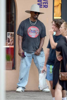 Jamie Foxx Out and About in Saint Tropez - France American actor and comedian Jamie Foxx seen out and about in Saint Tropez, France, on July 11, 2026. Photo by ABACAPRESS.COM Saint Tropez France  Copyright: xABACAx