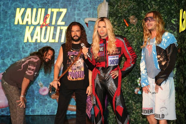 Bill und Tom Kaulitz bei der Präsentation ihrer Wachsfiguren im Madame Tussauds Berlin Berlin, 12.7..2026 Bill und Tom Kaulitz bei der Präsentation ihrer Wachsfiguren im Madame Tussauds Berlin Berlin Deutschland *** Bill and Tom Kaulitz at the unveiling of their wax figures at Madame Tussauds Berlin, Berlin, July 12, 2026 Bill and Tom Kaulitz at the unveiling of their wax figures at Madame Tussauds Berlin, Berlin, Germany Copyright: xMatthiasxGränzdörferx