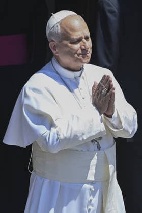 Pope Leo XIV celebrates the Angelus in Castel Gandolfo CASTEL GANDOLFO, ITALY, JULY 12: Pope Leo XIV greets the faithful after celebrating the Angelus noon prayer at his summer residence in Castel Gandolfo, near Rome, Italy, on July 12, 2026. Isabella Bonotto Anadolu Castel Gandolfo Italy. Editorial use only. Please get in touch for any other usage.  Copyright: x2026xAnadoluxIsabellaxBonottox