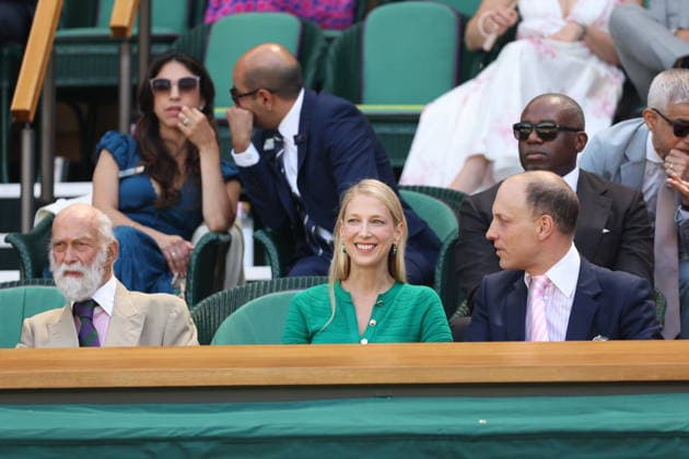 . 12 07 2026. London, United Kingdom. Celebrities including Lady Gabriella Windsor , Raye and Dustin Hoffman in the Royal Box on the last day of the Wimbledon Tennis Championships in London.  xStephenxLockx xi-Imagesx IIM-26902-0026