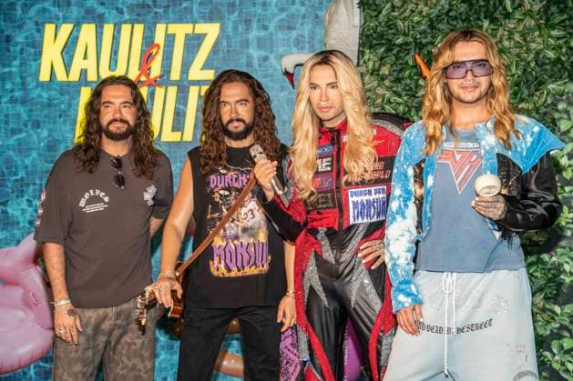 ABB WACHSKAULITZ- Bill Kaulitz und Tom Kaulitz die Brueder praesentieren ihre Dobelgaenger aus Wachs bei dem Event Release der Wachsfiguren von Bill und Tom Kaulitz im Madame Tussauds in Berlin am 12.07.2026 Berlin Deutschland *** ABB WACHSKAULITZ: Brothers Bill Kaulitz and Tom Kaulitz present their wax doubles at the unveiling of the wax figures of Bill and Tom Kaulitz at Madame Tussauds in Berlin on July 12, 2026, Berlin, Germany