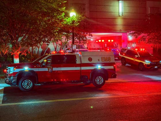 July 12, 2026, Washington, Dc, United States: DC Fire and EMS medical units and EMS supervisors deliver Senator Lindsey Graham to George Washington Hospital Emergency Room on the night of July 11, 2026. Senator Graham passed away in the early hours of July 12, 2026. Washington United States - ZUMAl312 20260712_znp_l312_010 Copyright: xAndrewxLeydenx