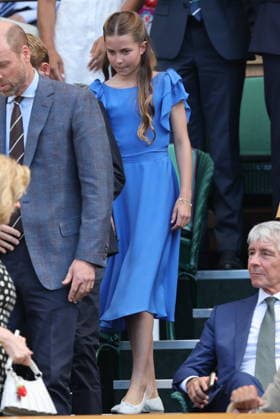. 12 07 2026. London, United Kingdom. Prince William and Kate Middleton, the Prince and Princess of Wales and their children Prince George and Princess Charlotte at the Mens Singles Final on the last day of the Wimbledon Tennis Championships in London.  xStephenxLockx xi-Imagesx IIM-26902-0057