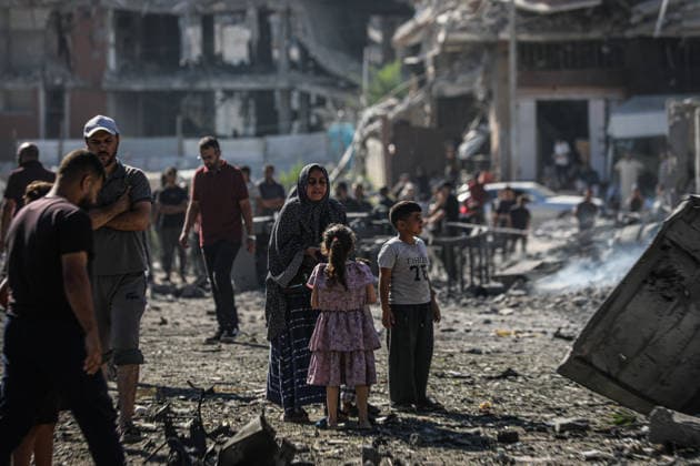 Israeli attacks on Gaza continue in violation of the ceasefire GAZA CITY, GAZA, PALESTINE - JULY 12: Palestinians inspect the widespread destruction in the area caused by an unmanned aerial vehicle (UAV) strike where the Israeli army targeted several buildings with an UAV on Industrial Street in western Gaza City, Gaza, Palestine, on July 12, 2026. Bilal Osama Anadolu Gaza City Gaza. Editorial use only. Please get in touch for any other usage.  Copyright: x2026xAnadoluxBilalxOsamax