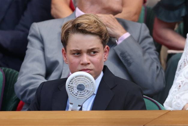 . 12 07 2026. London, United Kingdom. Prince William and Kate Middleton, the Prince and Princess of Wales and their children Prince George and Princess Charlotte at the Mens Singles Final on the last day of the Wimbledon Tennis Championships in London.  xStephenxLockx xi-Imagesx IIM-26902-0072