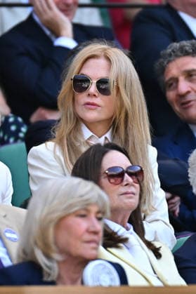 Wimbledon 2026 - Celebrities in The Stands Actress Nicole Kidman at the 2026 Wimbledon Championships at the AELTC in London, GREAT BRITAIN, on July 12, 2026. Photo by Corinne Dubreuil ABACAPRESS.COM London United Kingdom  Copyright: xDubreuilxCorinne ABACAx