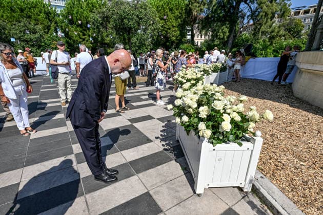 Philippe Pradal, former mayor of Nice (2016–2017) Commemorative silent march in honor of the victims of the July 14, 2016, attack on the Promenade des Anglais in Nice, on July 12, 2026. The city of Nice and various victims’ associations organized a march that began near Lenval Hospital, where the truck plowed into the crowd in 2016, killing 86 people and injuring more than 400. The procession stopped in front of the memorial sculpture *L’Ange de la Baie*, created by Jean Marie Fondacaro, to lay wreaths before proceeding to the Albert I Garden, where everyone was able to place a white rose in front of the bandstand. The mayor of Nice, E. Ciotti, along with his partner O. Péraldi, the Prefect of the Alpes-Maritimes, L. Houttiaux, and members  Copyright: xBrunoxBebertx xBestimagexBrunoxBebertx xBestimagex