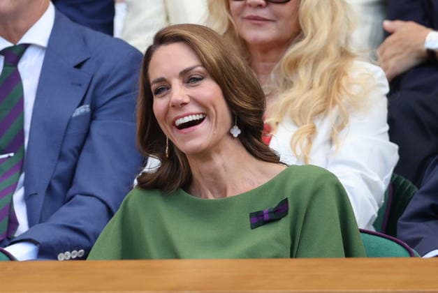 . 12 07 2026. London, United Kingdom. Prince William and Kate Middleton, the Prince and Princess of Wales and their children Prince George and Princess Charlotte at the Mens Singles Final on the last day of the Wimbledon Tennis Championships in London.  xStephenxLockx xi-Imagesx IIM-26902-0074