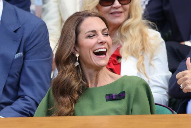 . 12 07 2026. London, United Kingdom. Prince William and Kate Middleton, the Prince and Princess of Wales and their children Prince George and Princess Charlotte at the Mens Singles Final on the last day of the Wimbledon Tennis Championships in London.  xStephenxLockx xi-Imagesx IIM-26902-0076