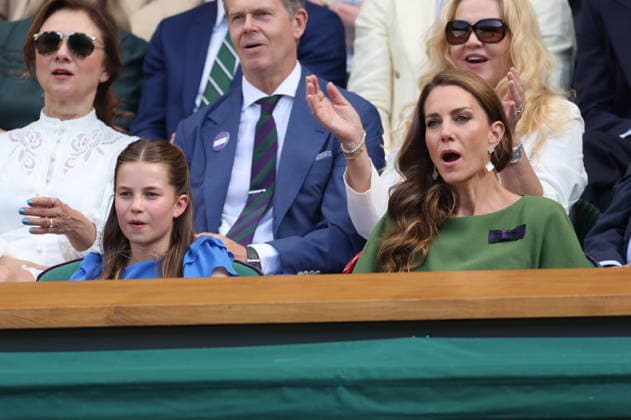 . 12 07 2026. London, United Kingdom. Prince William and Kate Middleton, the Prince and Princess of Wales and their children Prince George and Princess Charlotte at the Mens Singles Final on the last day of the Wimbledon Tennis Championships in London.  xStephenxLockx xi-Imagesx IIM-26902-0078
