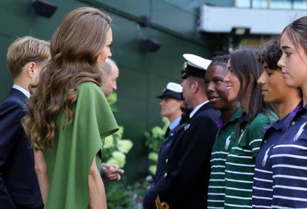 The Prince and Princess of Wales Attend the Gentleman™s Singles Final 12 07 2026. Wimbledon, UK. The Princess of Wales, Patron of the All England Lawn Tennis and Croquet Club, and Prince George during the Gentlemen s Singles Final of The Championships, Wimbledon., Credit:Andrew Parsons Kensington Palace B66 Avalon United Kingdom, England, Wimbledon  Copyright: xAndrewxParsonsx xKensingtonxPalacex xB66x xAvalonx 1116182919
