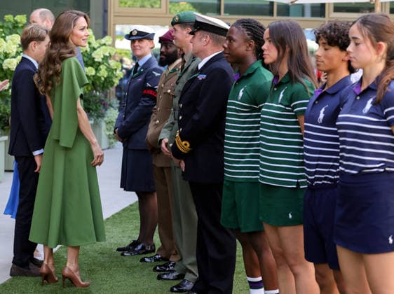 The Prince and Princess of Wales Attend the Gentleman™s Singles Final 12 07 2026. Wimbledon, UK. The Princess of Wales, Patron of the All England Lawn Tennis and Croquet Club, and Prince George during the Gentlemen s Singles Final of The Championships, Wimbledon., Credit:Andrew Parsons Kensington Palace B66 Avalon United Kingdom, England, Wimbledon  Copyright: xAndrewxParsonsx xKensingtonxPalacex xB66x xAvalonx 1116182935