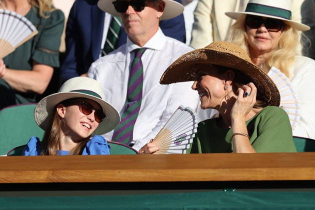 . 12 07 2026. London, United Kingdom. Prince William and Kate Middleton, the Prince and Princess of Wales and their children Prince George and Princess Charlotte at the Mens Singles Final on the last day of the Wimbledon Tennis Championships in London.  xStephenxLockx xi-Imagesx IIM-26902-0128