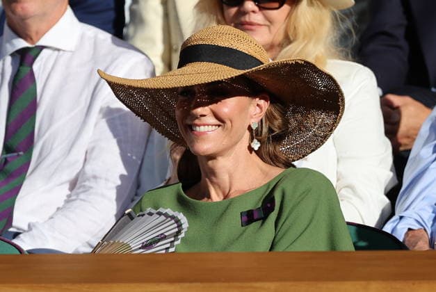 . 12 07 2026. London, United Kingdom. Prince William and Kate Middleton, the Prince and Princess of Wales and their children Prince George and Princess Charlotte at the Mens Singles Final on the last day of the Wimbledon Tennis Championships in London.  xStephenxLockx xi-Imagesx IIM-26902-0129