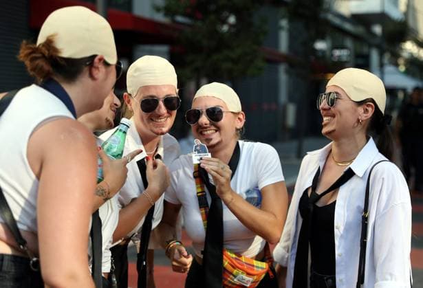 PITBULL CONCERT AT ALLIANZ RIVIERA, NICE – PHOTOPQR, NICE MATIN – Justine Meddah, Nice, July 12, 2026 – Fans arrive at Pitbull’s I’m Back Tour concert at the Allianz Riviera in Nice on July 12. Pitbull’s I’m Back Tour at Allianz Riviera, Nice, France, on July 12, 2026 Nice, France  Copyright: xPHOTOPQR NICExMATIN MAXPPPxJustinexMeddahx 20260712NIM2961 20260712NIM2961