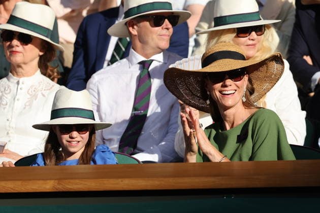 . 12 07 2026. London, United Kingdom. Prince William and Kate Middleton, the Prince and Princess of Wales and their children Prince George and Princess Charlotte at the Mens Singles Final on the last day of the Wimbledon Tennis Championships in London.  xStephenxLockx xi-Imagesx IIM-26902-0134