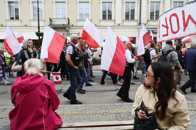 The Volhynia March in Warsaw Photo: Anita Walczewska East News, The Volhynia March, organized by the far-right Confederation of the Polish Crown and led by MP Grzegorz Braun, on July 12th 2026, in Warsaw, Poland. The 2026 demonstrations are occurring against a backdrop of increased diplomatic tension between Warsaw and Kyiv over the commemoration of the UPA (Ukrainian Insurgent Army), the organization responsible for the Volhynia massacre. The march had a largely anti-Ukrainian tone. EN_01680833_0113 