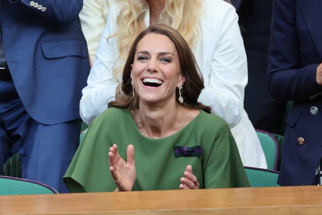 . 12 07 2026. London, United Kingdom. Prince William and Kate Middleton, the Prince and Princess of Wales and their children Prince George and Princess Charlotte at the Mens Singles Final on the last day of the Wimbledon Tennis Championships in London.  xStephenxLockx xi-Imagesx IIM-26902-0148