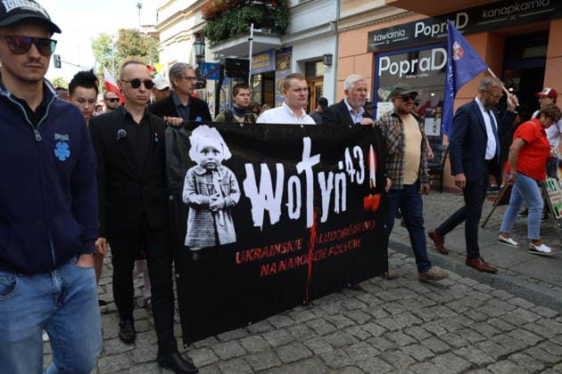 Torun 12.07.2026 March of Remembrance of Volhynia in Torun Marsz Pamieci Wolynia w Toruniu fot. Mateusz Bialczyk arena akcji NEWSPIX.PL --- newspix.pl POLAND OUT! 