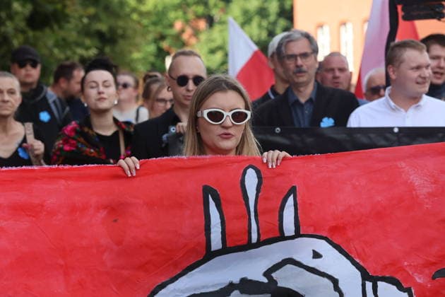 Torun 12.07.2026 March of Remembrance of Volhynia in Torun Marsz Pamieci Wolynia w Toruniu fot. Mateusz Bialczyk arena akcji NEWSPIX.PL --- newspix.pl POLAND OUT! 