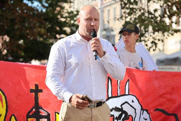 Torun 12.07.2026 March of Remembrance of Volhynia in Torun Marsz Pamieci Wolynia w Toruniu n z Przemyslaw Binkowski fot. Mateusz Bialczyk arena akcji NEWSPIX.PL --- newspix.pl POLAND OUT! 