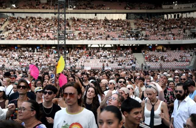 PITBULL CONCERT AT ALLIANZ RIVIERA, NICE – PHOTOPQR, NICE MATIN – Justine Meddah, Nice, July 12, 2026 – Spectators in the pit and the stands at Pitbull’s I’m Back Tour concert at the Allianz Riviera in Nice on July 12. Pitbull I Am Back Tour at Allianz Riviera, Nice, France, on July 12, 2026 Nice, France  Copyright: xPHOTOPQR NICExMATIN MAXPPPxJustinexMeddahx 20260712NIM2972 20260712NIM3172