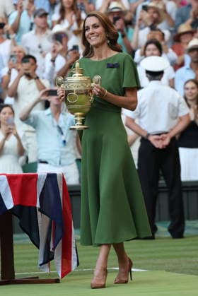 . 12 07 2026. London, United Kingdom. Prince William and Kate Middleton, the Prince and Princess of Wales and their children Prince George and Princess Charlotte at the Mens Singles Final on the last day of the Wimbledon Tennis Championships in London.  xStephenxLockx xi-Imagesx IIM-26902-0163