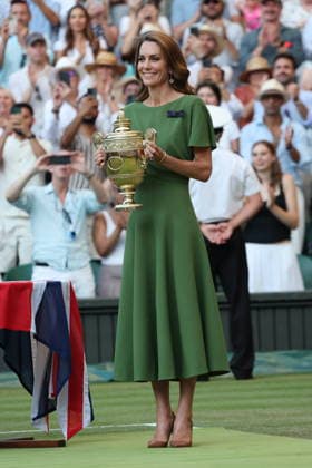 . 12 07 2026. London, United Kingdom. Prince William and Kate Middleton, the Prince and Princess of Wales and their children Prince George and Princess Charlotte at the Mens Singles Final on the last day of the Wimbledon Tennis Championships in London.  xStephenxLockx xi-Imagesx IIM-26902-0167