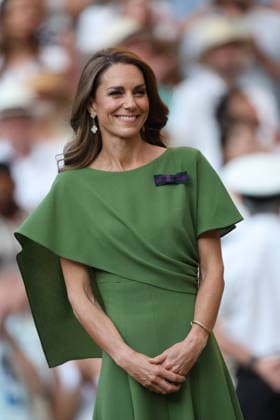 . 12 07 2026. London, United Kingdom. Prince William and Kate Middleton, the Prince and Princess of Wales and their children Prince George and Princess Charlotte at the Mens Singles Final on the last day of the Wimbledon Tennis Championships in London.  xStephenxLockx xi-Imagesx IIM-26902-0168