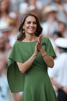 . 12 07 2026. London, United Kingdom. Prince William and Kate Middleton, the Prince and Princess of Wales and their children Prince George and Princess Charlotte at the Mens Singles Final on the last day of the Wimbledon Tennis Championships in London.  xStephenxLockx xi-Imagesx IIM-26902-0169