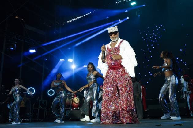 Picture taken during a concert of Koffi Olomide, at the Koning Boudewijnstadion Stade Roi Baudouin, in Brussels, Sunday 12 July 2026.  NICOLASxMAETERLINCK 181025862