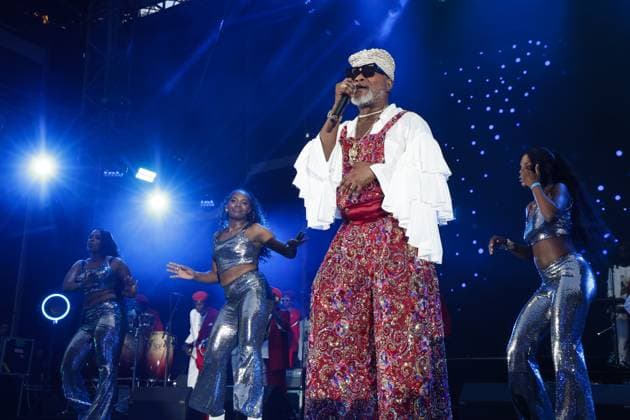 Picture taken during a concert of Koffi Olomide, at the Koning Boudewijnstadion Stade Roi Baudouin, in Brussels, Sunday 12 July 2026.  NICOLASxMAETERLINCK 181025871