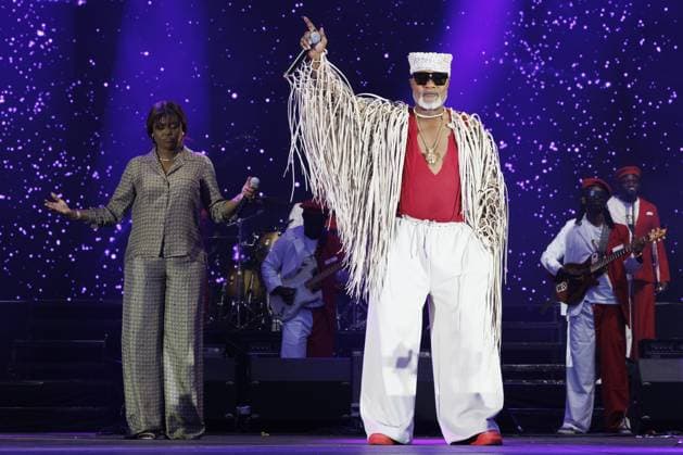 Picture taken during a concert of Koffi Olomide, at the Koning Boudewijnstadion Stade Roi Baudouin, in Brussels, Sunday 12 July 2026.  NICOLASxMAETERLINCK 181025924