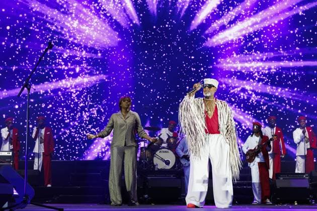 Picture taken during a concert of Koffi Olomide, at the Koning Boudewijnstadion Stade Roi Baudouin, in Brussels, Sunday 12 July 2026.  NICOLASxMAETERLINCK 181025916