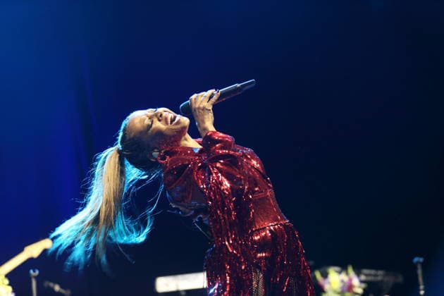 Maxine Jones von der Band En Vogue bei einem Konzert in der Uber Eats Music Hall in Berlin, 12. Juli 2026. En Vogue Konzert Berlin *** Maxine Jones of the band En Vogue at a concert at the Uber Eats Music Hall in Berlin, July 12, 2026 En Vogue Concert Berlin