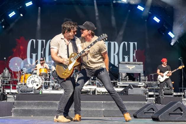 July 12, 2026, Chicago, Illinois, USA: Country musician GEORGE BIRGE during the WIndy City Smokeout Music Festival at United Center in Chicago, Illinois Chicago USA  - ZUMAs135 20260712_zap_s135_033 Copyright: xDanielxDeSloverx