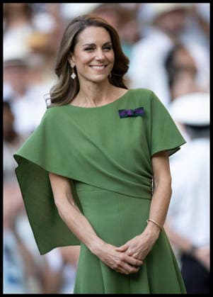 . 12 07 2026. London, United Kingdom Kate Middleton, the Princess of Wales, after presenting the trophy to Jannik Sinner after he won the Mens Singles Final at the Wimbledon Tennis Championships in London.  xStephenxLockx xi-Imagesx IIM-26902-0217