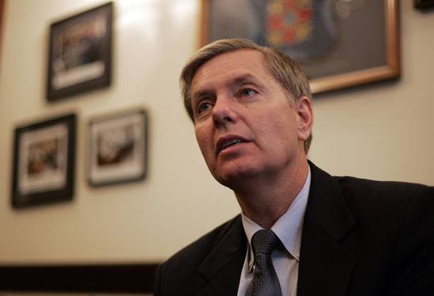 July 12, 2026: Sen. LINDSEY GRAHAM , R-S.C., who was elected to the Senate in 2002 and was a close political ally of President Donald Trump s, has died, his office confirmed early Sunday. He was 71. FILE PHOTO SHOT ON: March 16, 2005, Washington, District of Columbia, USA: U.S. Sen. Lindsey Graham is shown during an interview in his office on Capitol Hill. U.S. - ZUMAm67_ 20050316_rpl_m67_054 Copyright: xChuckxKennedyx