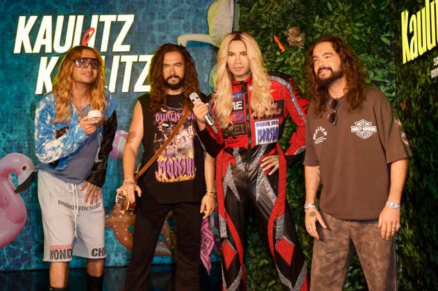 Bill Kaulitz und Tom Kaulitz bei der Präsentation ihrer Wachsfigurn im Madame Tussauds. Berlin, 12.07.2026 *** Bill Kaulitz and Tom Kaulitz at the unveiling of their wax figures at Madame Tussauds Berlin, July 12, 2026 Foto:xM.xBehrensx xFuturexImagex kaulitz_6713
