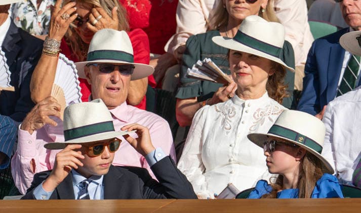 The Prince and Princess of Wales, Prince George and Princess Charlotte attend the Wimbledon Mens™ Singles Final The Prince and Princess of Wales, Prince George and Princess Charlotte attend the Wimbledon Mens™ Singles Final at the All England Lawn Tennis and Croquet Club, Wimbledon, London, UK, on the 12th July 2026. Wimbledon The All England Lawn Tennis and Croquet Club London United Kingdom  WHA-0831