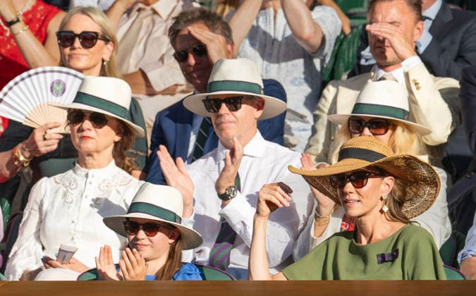 The Prince and Princess of Wales, Prince George and Princess Charlotte attend the Wimbledon Mens™ Singles Final The Prince and Princess of Wales, Prince George and Princess Charlotte attend the Wimbledon Mens™ Singles Final at the All England Lawn Tennis and Croquet Club, Wimbledon, London, UK, on the 12th July 2026. Wimbledon The All England Lawn Tennis and Croquet Club London United Kingdom  WHA-0831